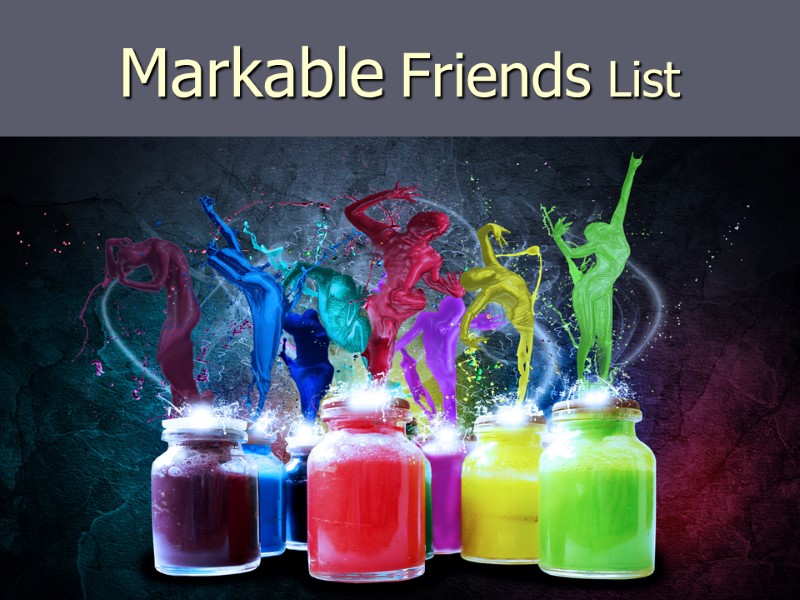 Markable Friends List